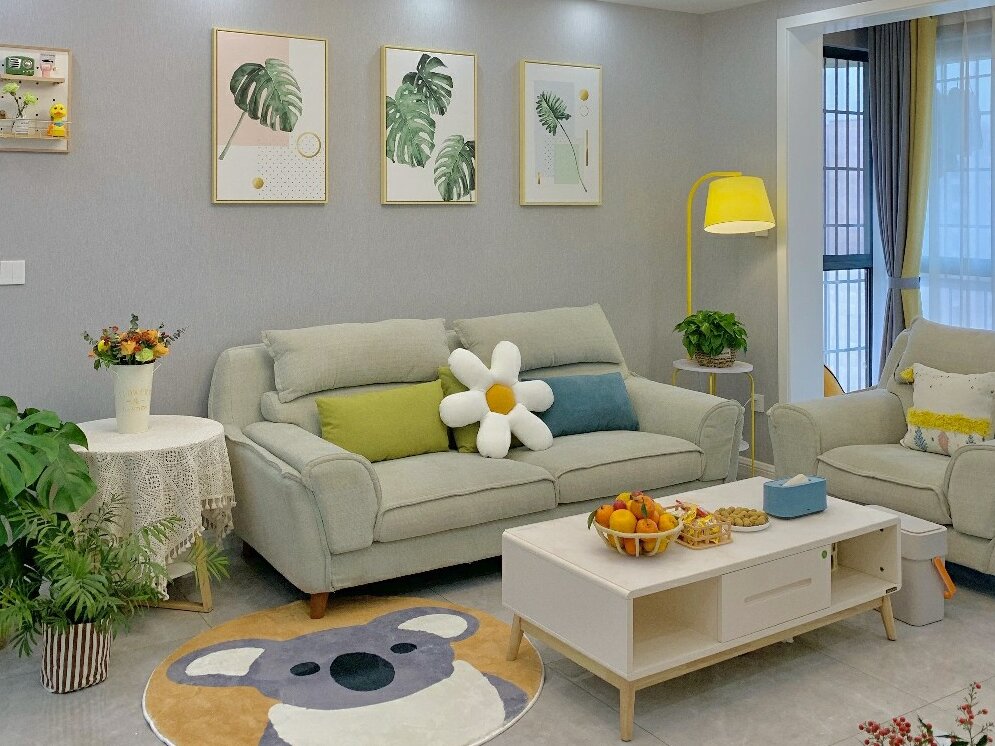 90平原木風，小清新風格家裝！